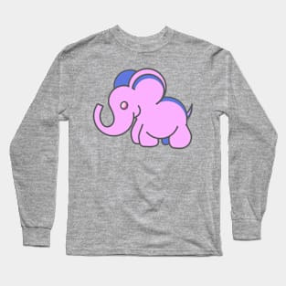 Pink Elephant Long Sleeve T-Shirt